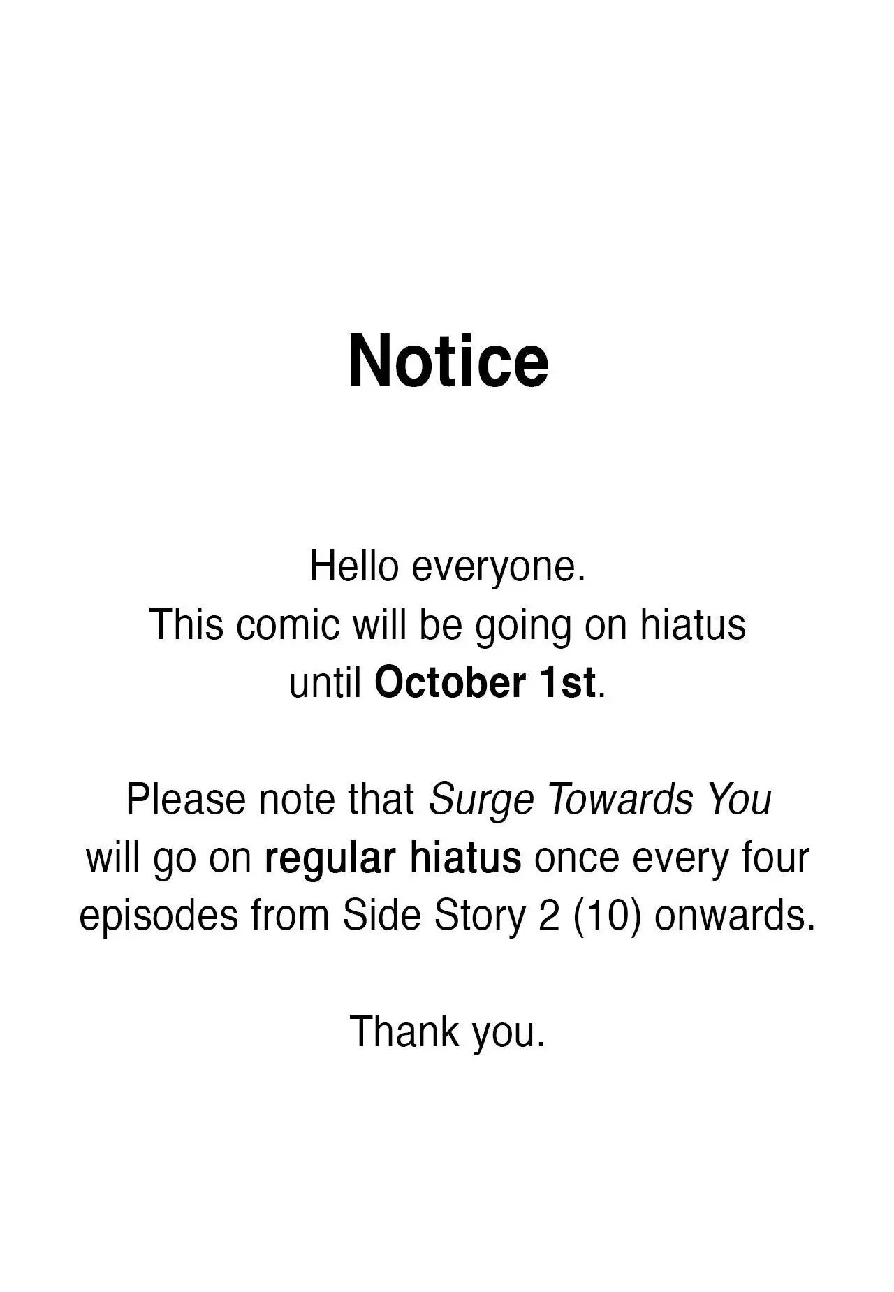 Surge Looking For You - Hitaus