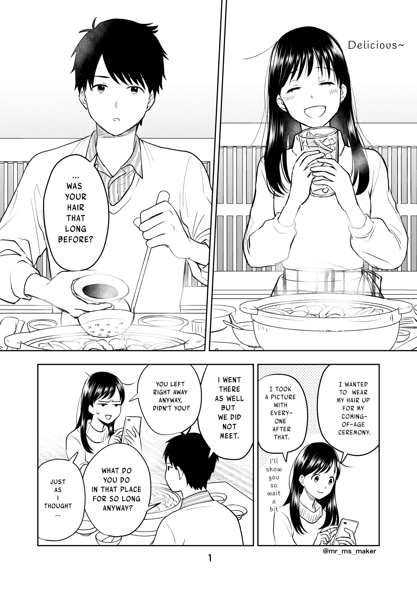 Yugami-Kun Ni Wa Tomodachi Ga Inai - Tonari No Anata To (Unofficial Fanbook) - Vol.1 Chapter 14: Approaching Days Of Serious Matters