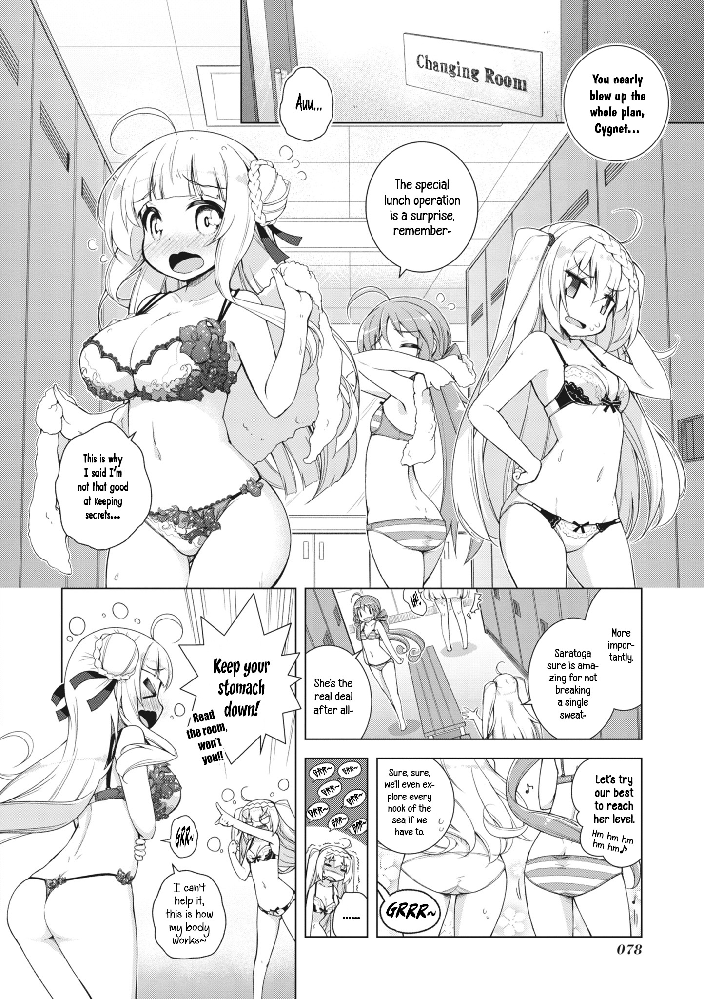 Azur Lane Smile Dish! - Vol.2 Chapter 9: Gridley's Lovey-Dovey Sandwich For Saratoga