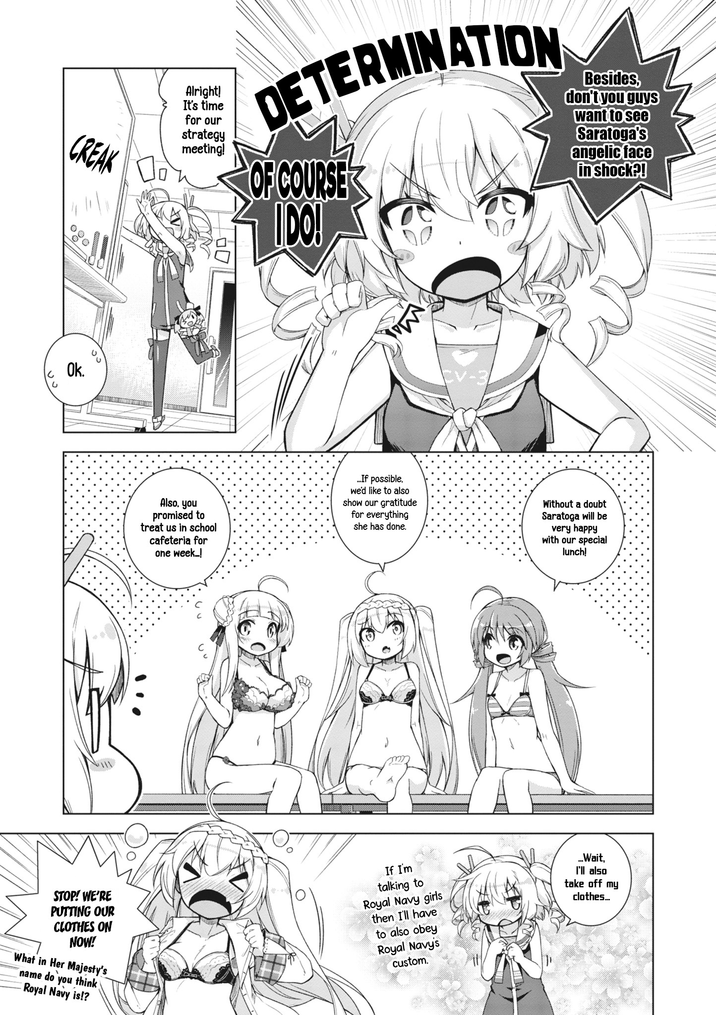 Azur Lane Smile Dish! - Vol.2 Chapter 9: Gridley's Lovey-Dovey Sandwich For Saratoga