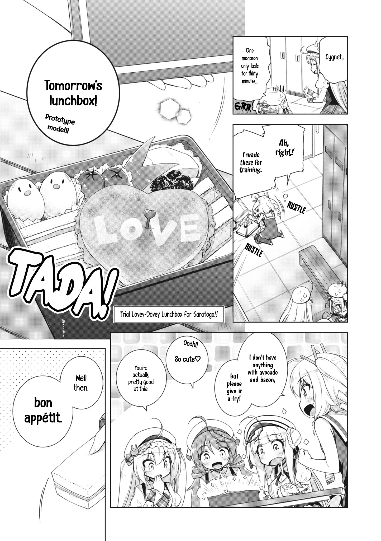 Azur Lane Smile Dish! - Vol.2 Chapter 9: Gridley's Lovey-Dovey Sandwich For Saratoga