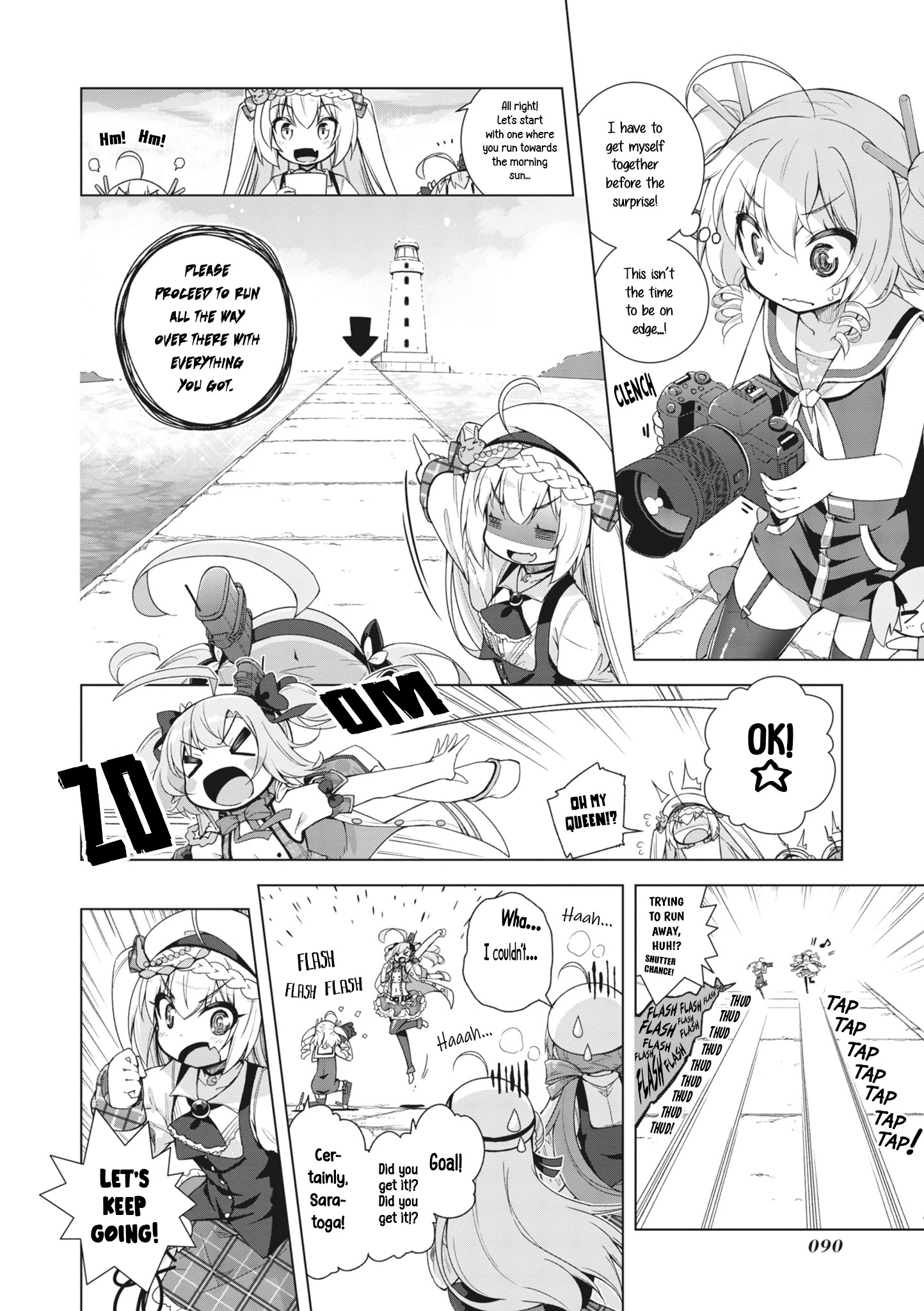 Azur Lane Smile Dish! - Vol.2 Chapter 9: Gridley's Lovey-Dovey Sandwich For Saratoga