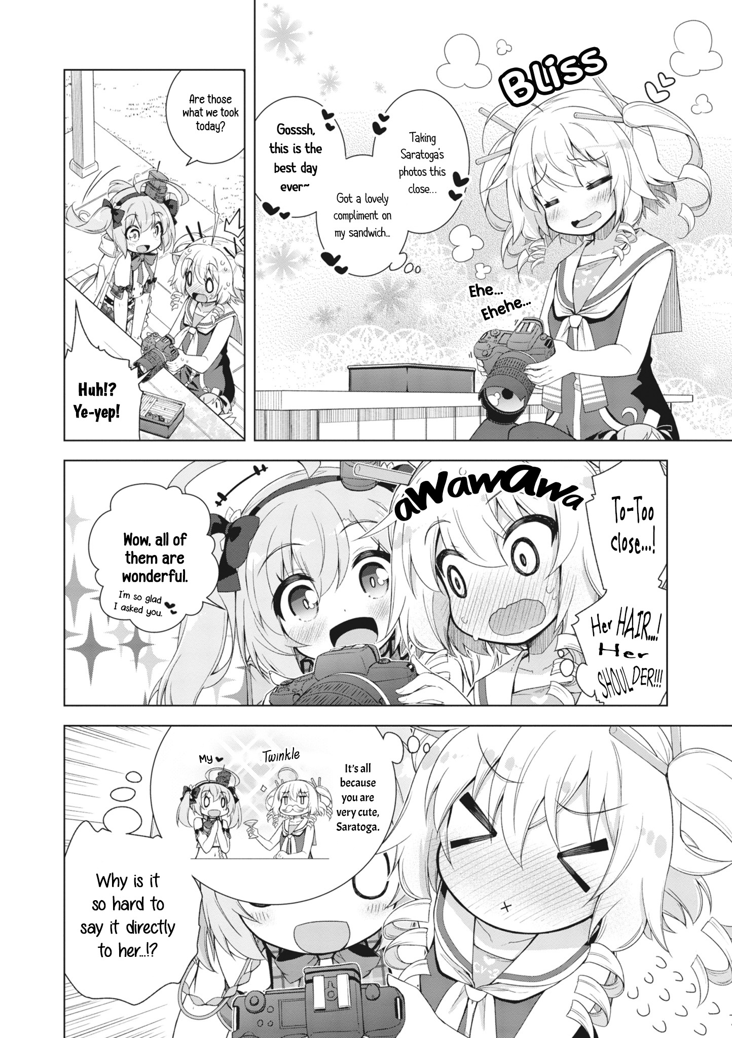 Azur Lane Smile Dish! - Vol.2 Chapter 9: Gridley's Lovey-Dovey Sandwich For Saratoga