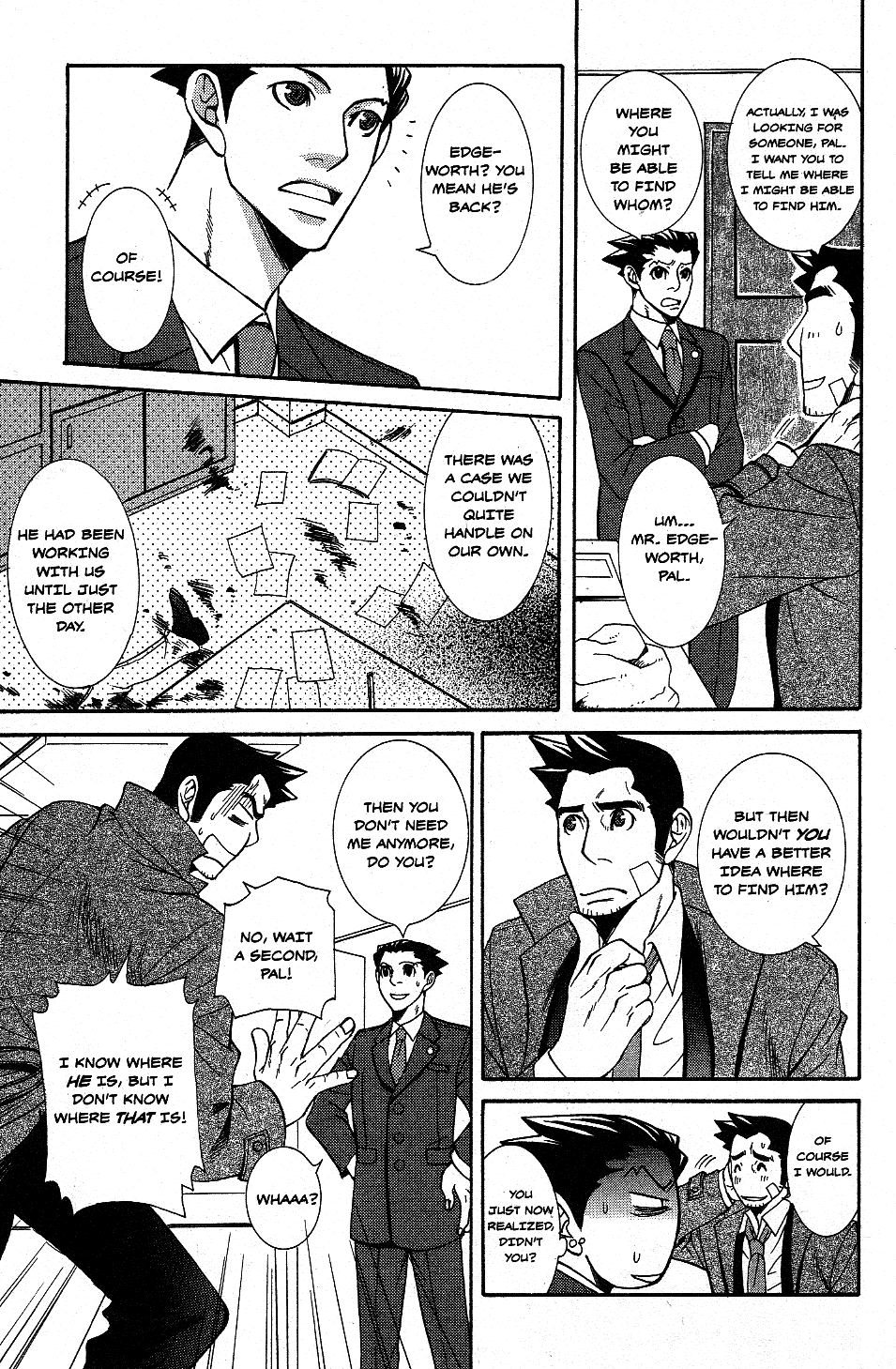 Phoenix Wright: Ace Attorney - Official Casebook - Vol.1 Chapter 14: Car Life, My Life - By Tamako Yamauchi