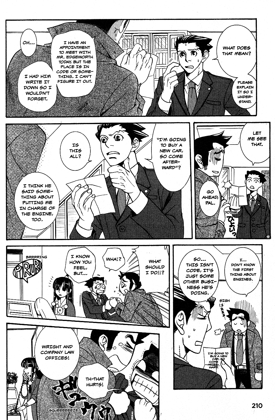 Phoenix Wright: Ace Attorney - Official Casebook - Vol.1 Chapter 14: Car Life, My Life - By Tamako Yamauchi