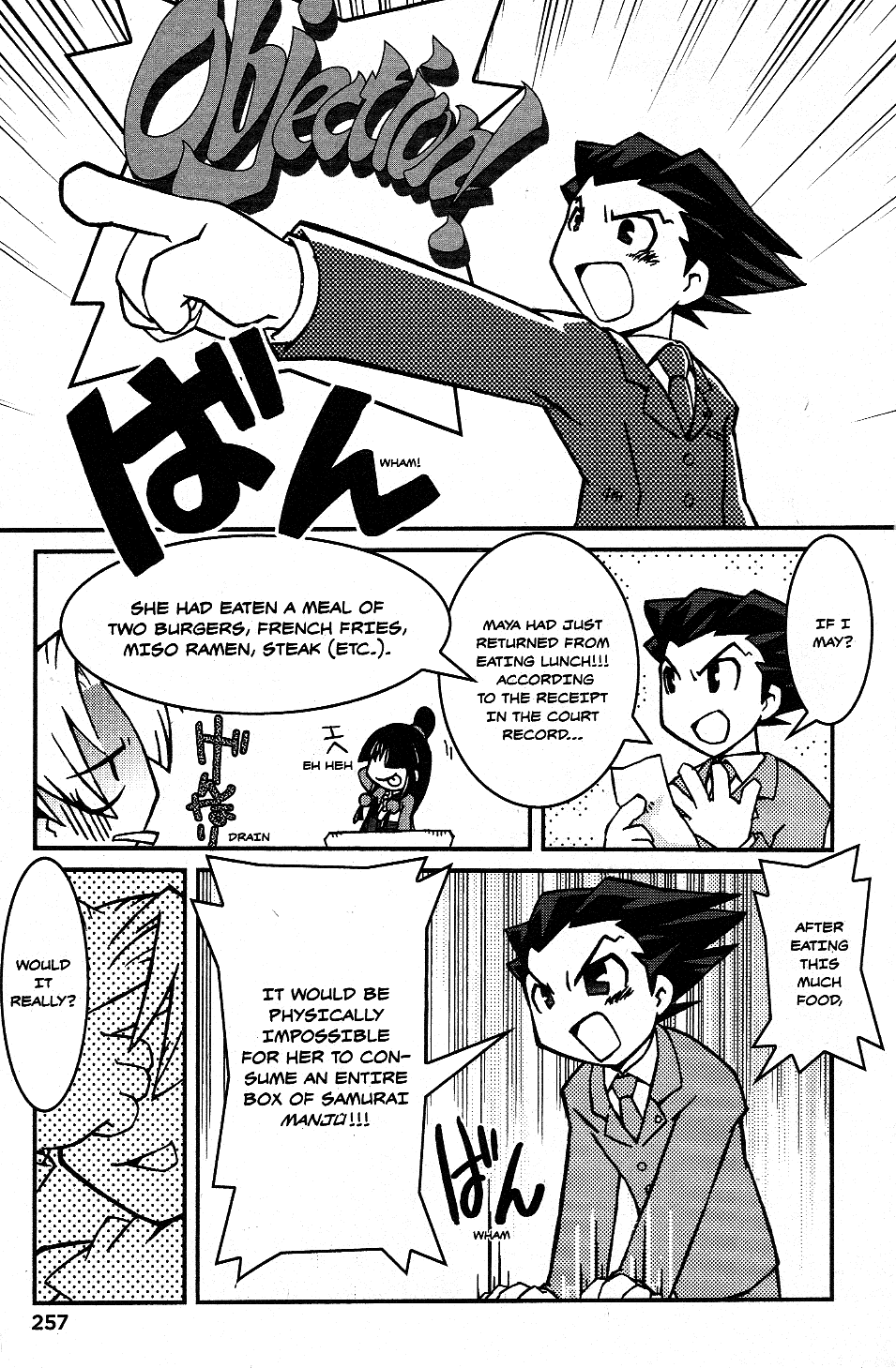 Phoenix Wright: Ace Attorney - Official Casebook - Vol.1 Chapter 18: The Mystery Of The Missing Manjû - By Tsukapon