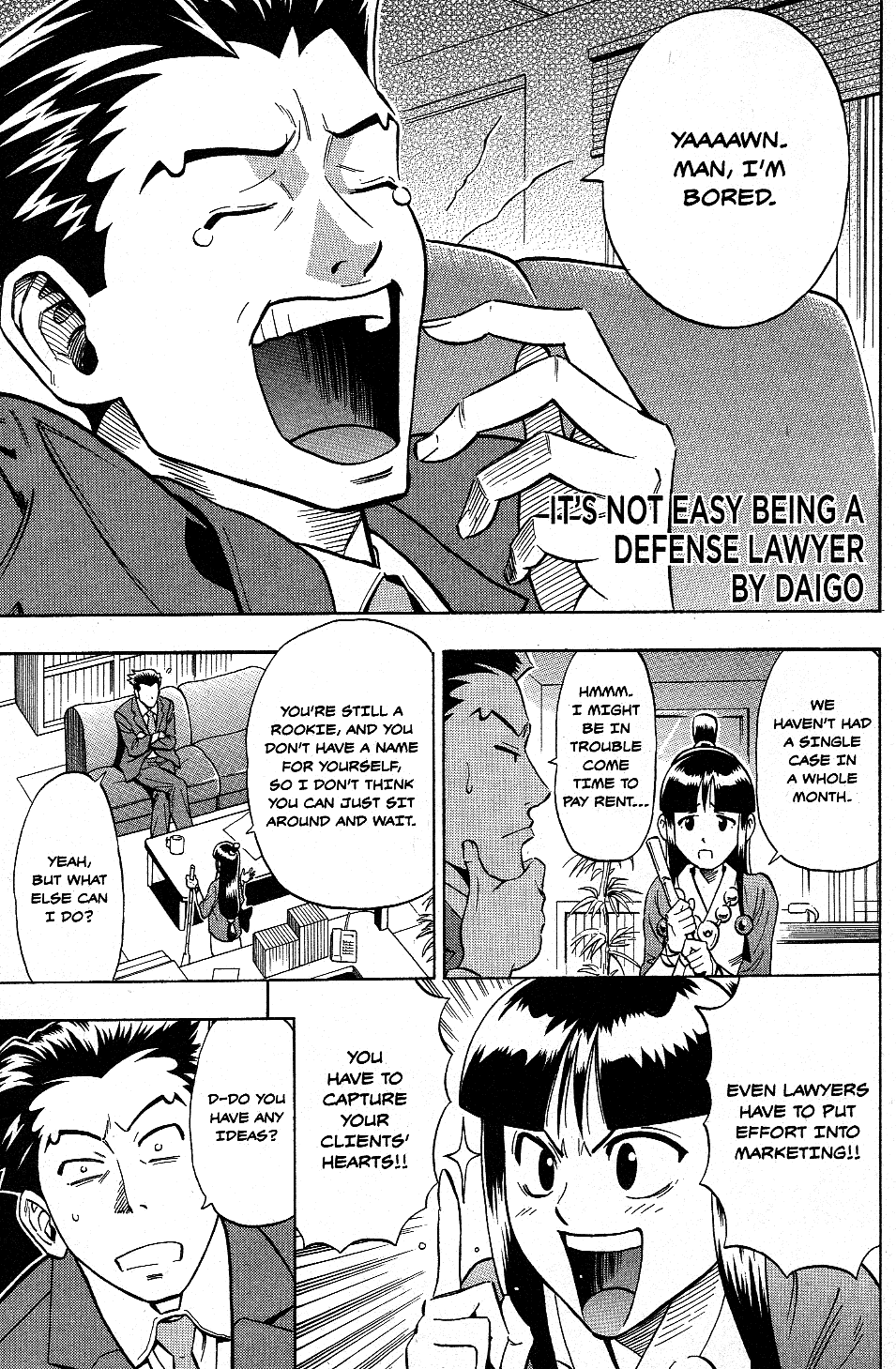 Phoenix Wright: Ace Attorney - Official Casebook - Vol.1 Chapter 11: It’s Not Easy Being A Defence Lawyer - By Daigo