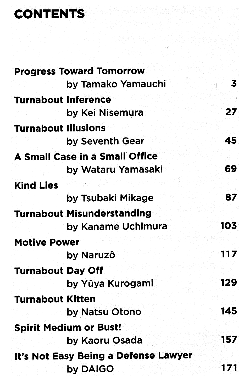 Phoenix Wright: Ace Attorney - Official Casebook - Vol.1 Chapter 1: Progress Toward Tomorrow - By Tamako Yamauchi