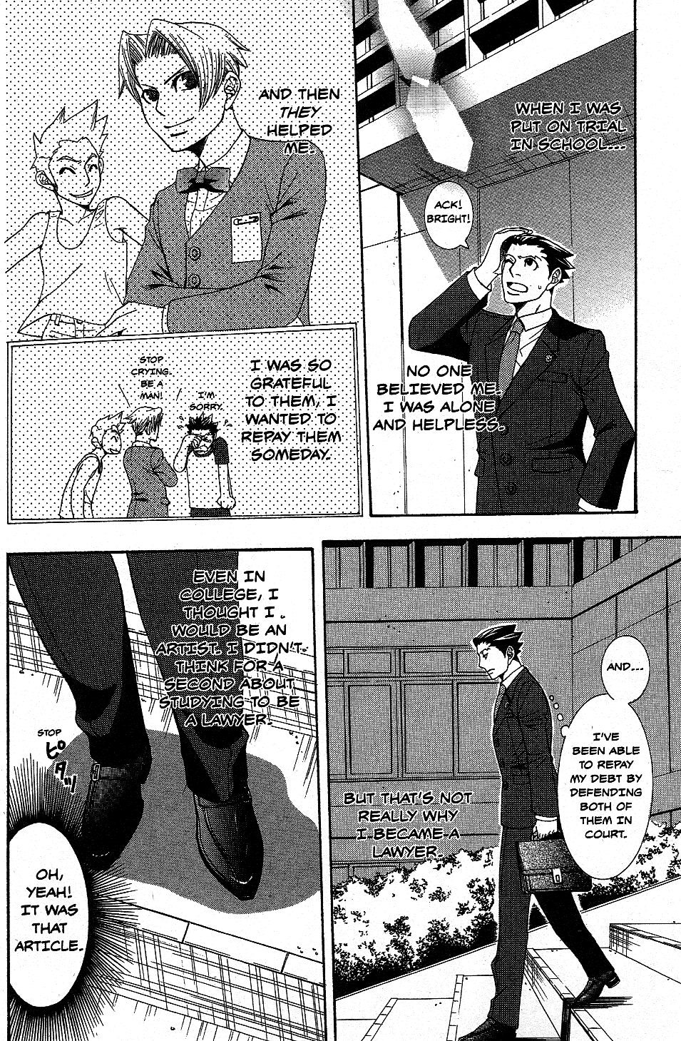 Phoenix Wright: Ace Attorney - Official Casebook - Vol.1 Chapter 1: Progress Toward Tomorrow - By Tamako Yamauchi