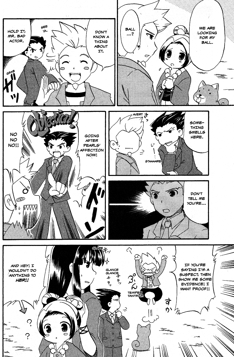 Phoenix Wright: Ace Attorney - Official Casebook - Vol.1 Chapter 15: Ball Search Team, Head Out!! - By Tomo