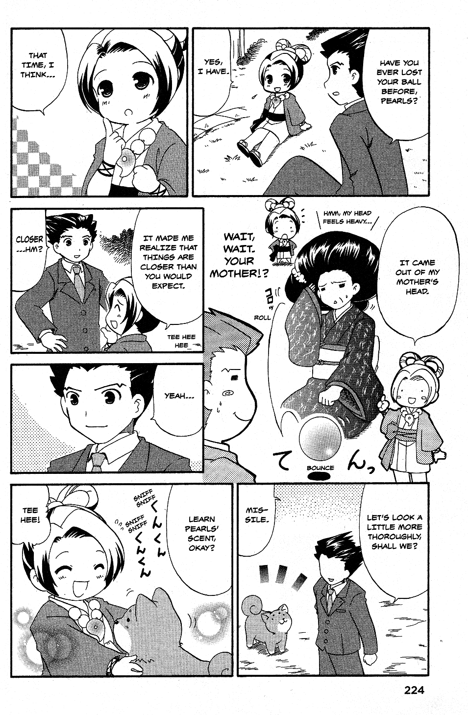 Phoenix Wright: Ace Attorney - Official Casebook - Vol.1 Chapter 15: Ball Search Team, Head Out!! - By Tomo