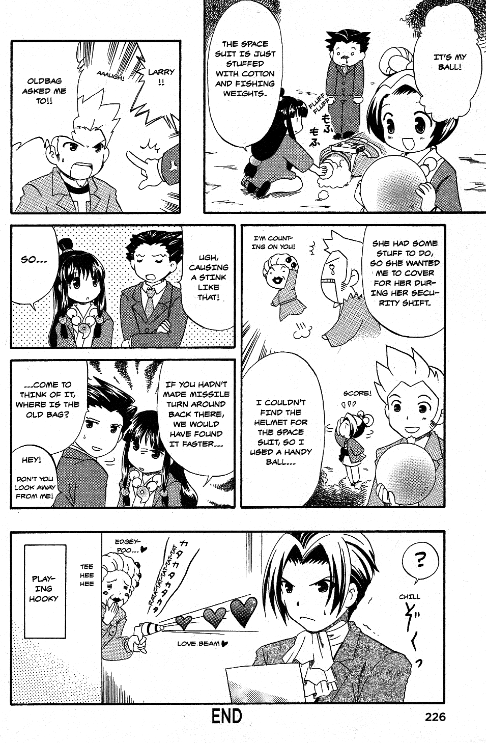 Phoenix Wright: Ace Attorney - Official Casebook - Vol.1 Chapter 15: Ball Search Team, Head Out!! - By Tomo