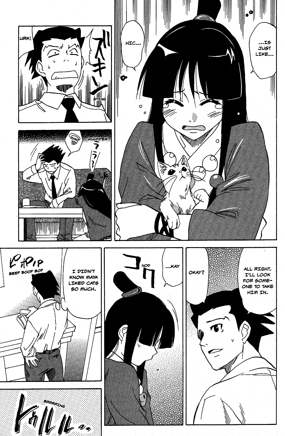 Phoenix Wright: Ace Attorney - Official Casebook - Vol.1 Chapter 9: Turnabout Kitten - By Natsu Otono