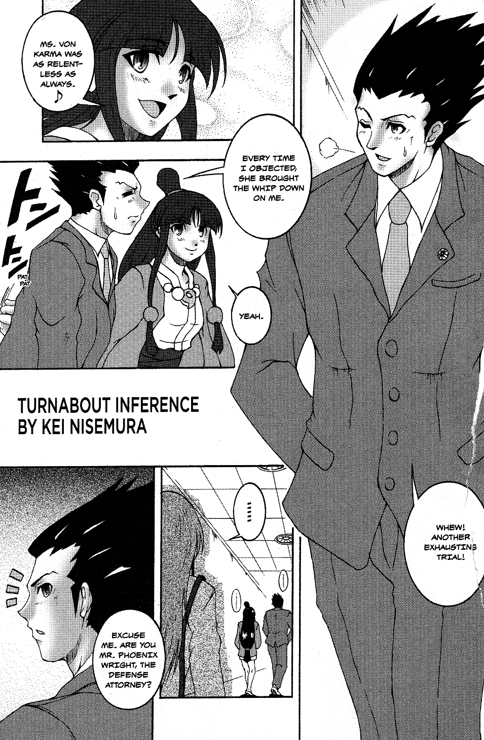 Phoenix Wright: Ace Attorney - Official Casebook - Vol.1 Chapter 2: Turnabout Inference - By Kei Nisemura