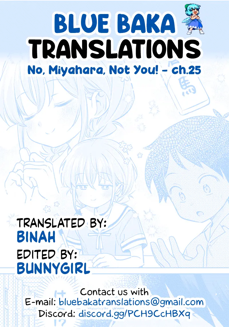 No, Miyahara, Not You! - Chapter 25