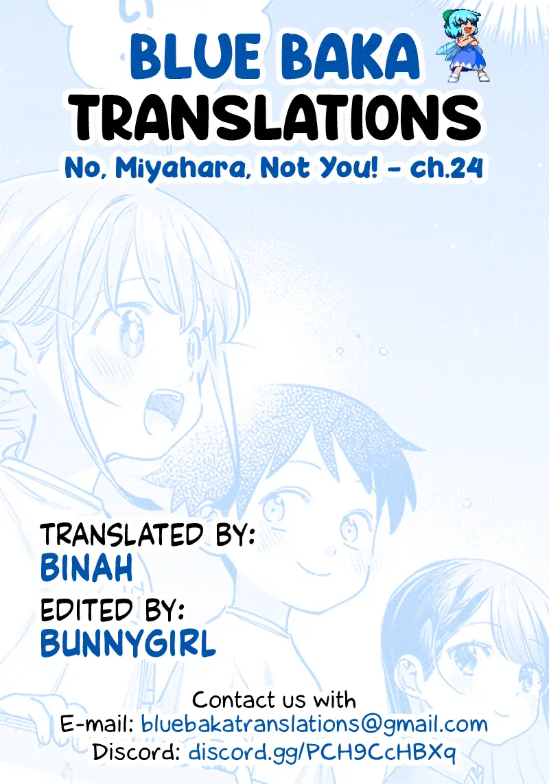 No, Miyahara, Not You! - Chapter 24