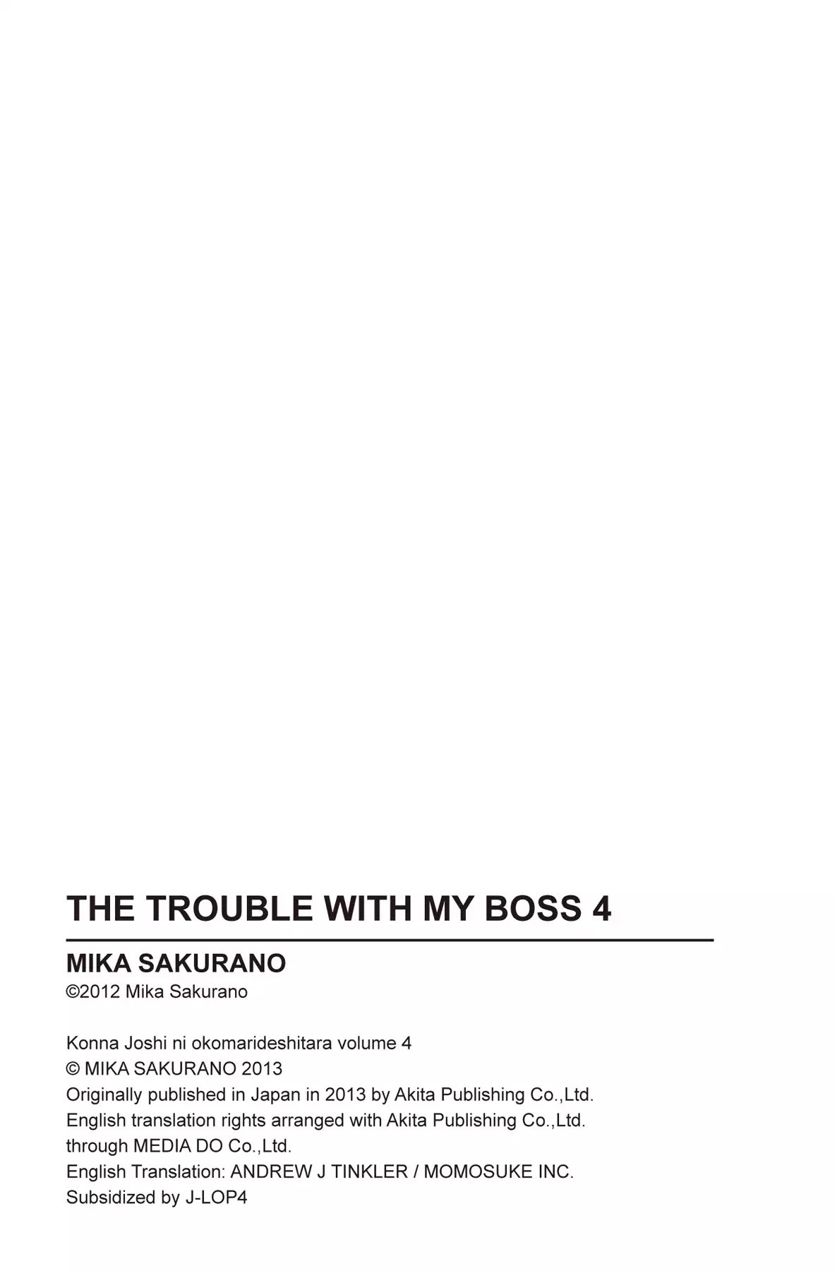 The Trouble With My Boss - Chapter 18: Vol.4 18. The Trouble With The Wedding