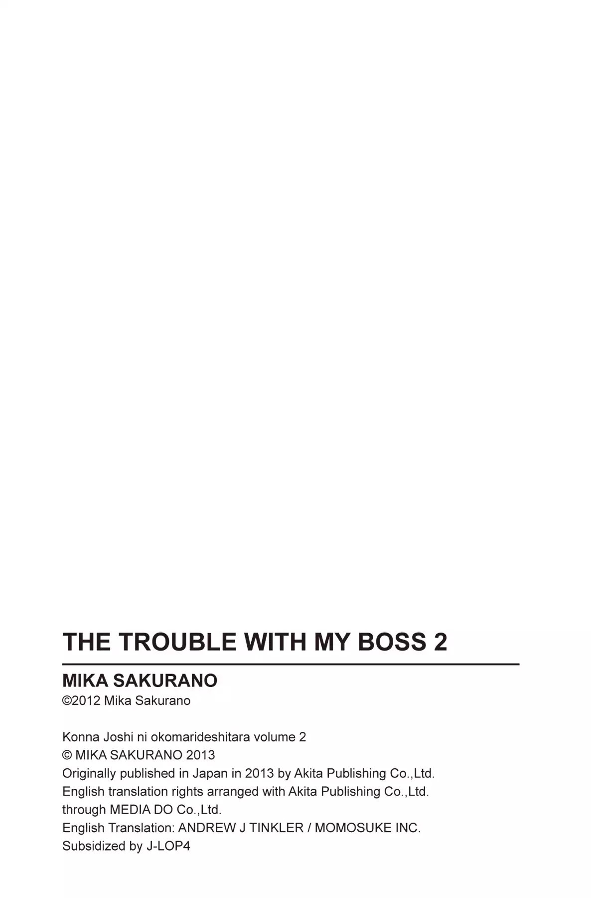 The Trouble With My Boss - Chapter 10: Vol.2 10.The Trouble With Fuyumi