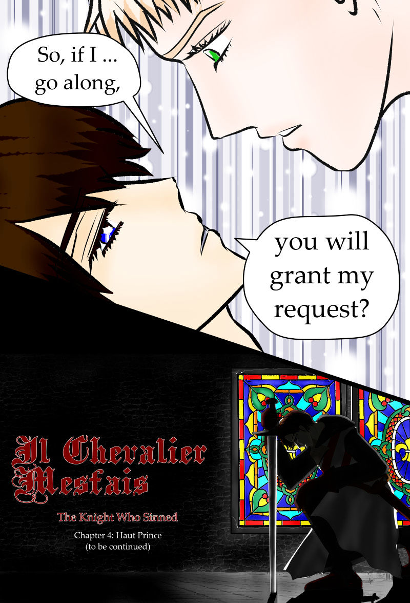 Il Chevalier Mesfais (The Knight Who Sinned) - Chapter 4.5 : Ch 4: Haut Prince (Part E)