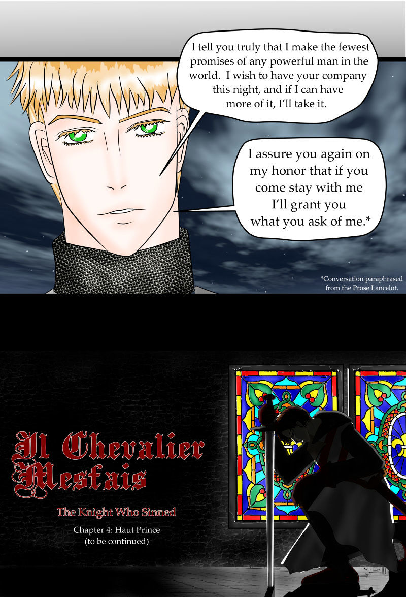 Il Chevalier Mesfais (The Knight Who Sinned) - Chapter 4.4 : Ch 4: Haut Prince (Part D)