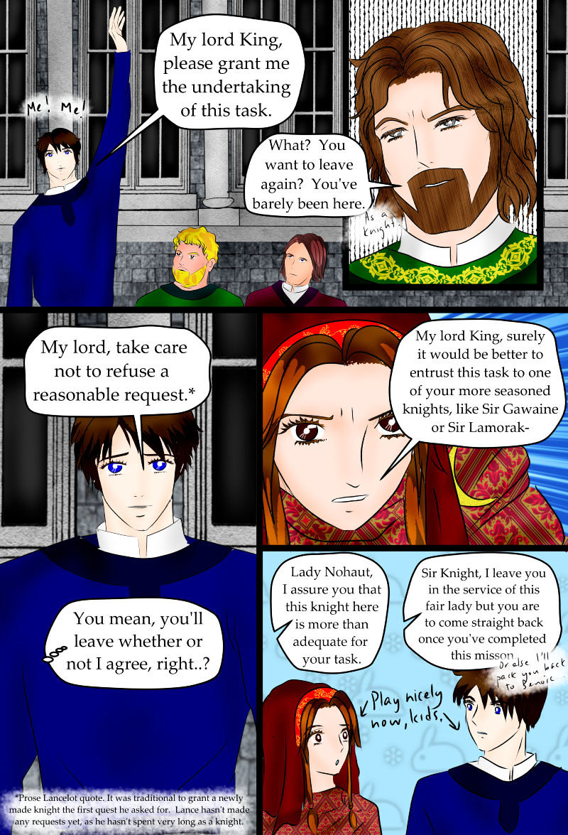 Il Chevalier Mesfais (The Knight Who Sinned) - Chapter 3.1 : Ch 3: Dolorous Guard (Part A)