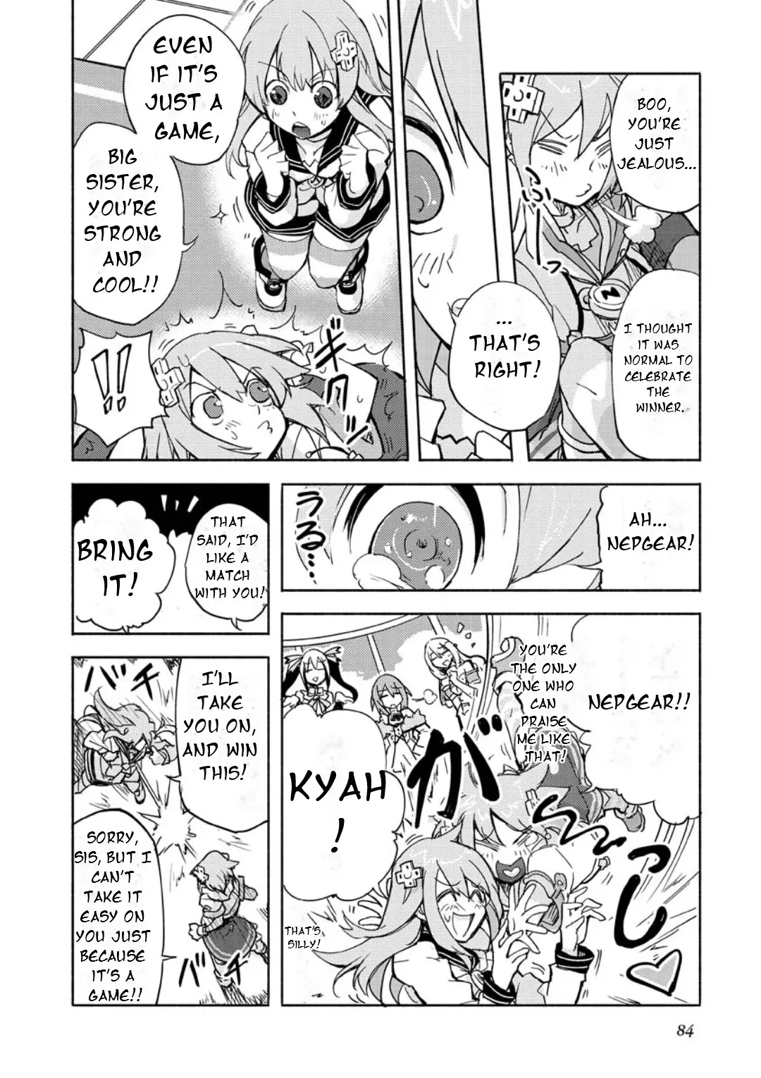 Choujigen Game Neptune: The Animation - Dengeki Comic Anthology - Vol.1 Chapter 10: Testing Sisterly Love