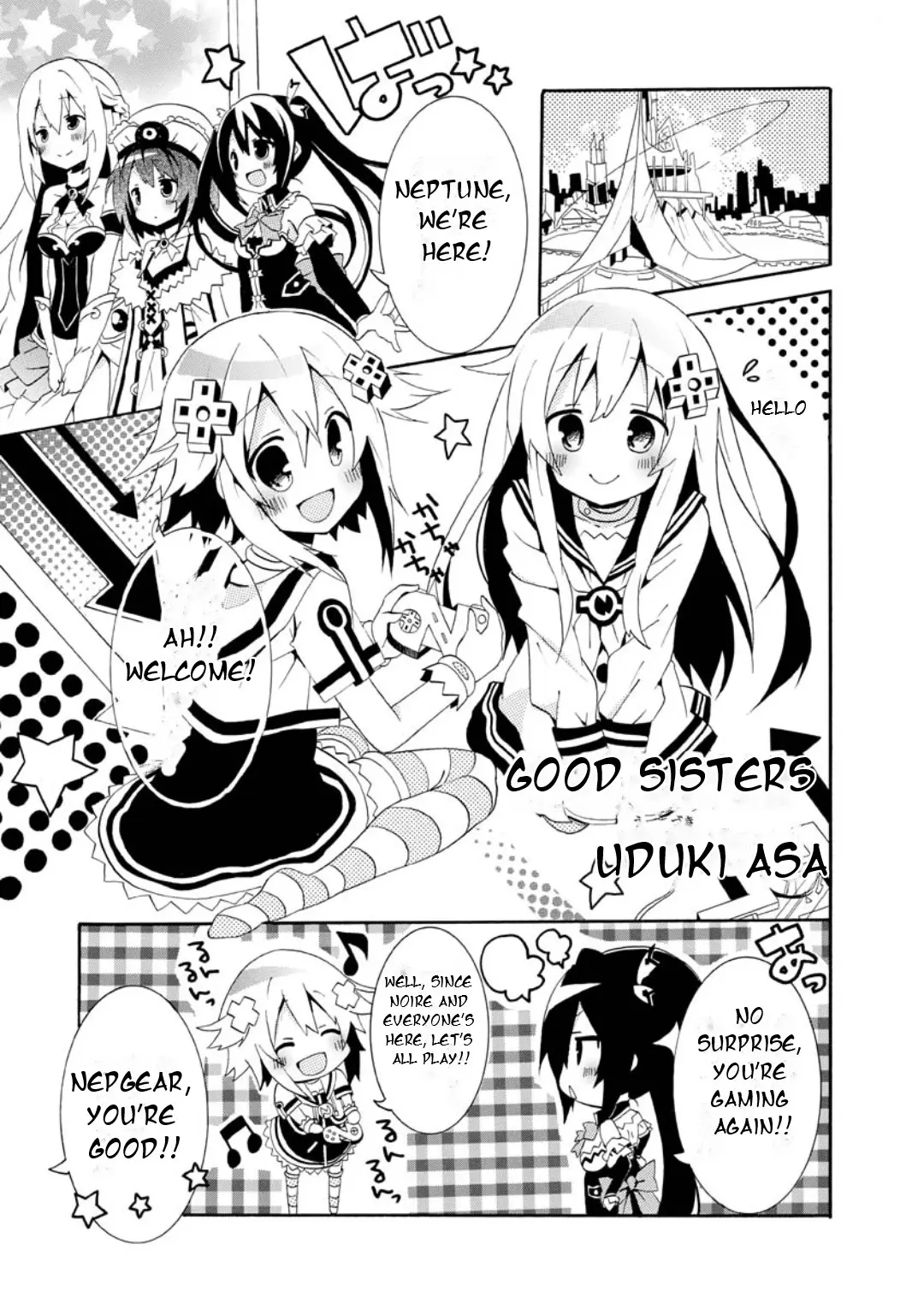 Choujigen Game Neptune: The Animation - Dengeki Comic Anthology - Vol.1 Chapter 13: Good Sisters