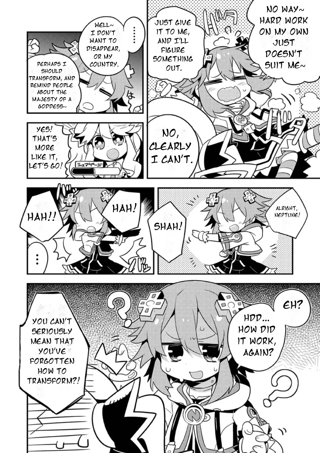 Choujigen Game Neptune: The Animation - Dengeki Comic Anthology - Vol.1 Chapter 11: Share Shock