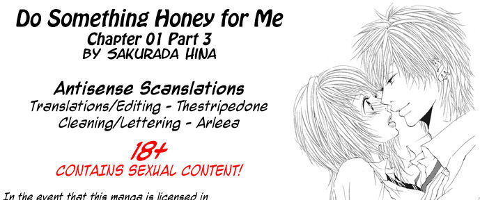 Mitsu Na Kotoshite Kudasai - Vol.1 Chapter 1.3 : Do Something Honey For Me