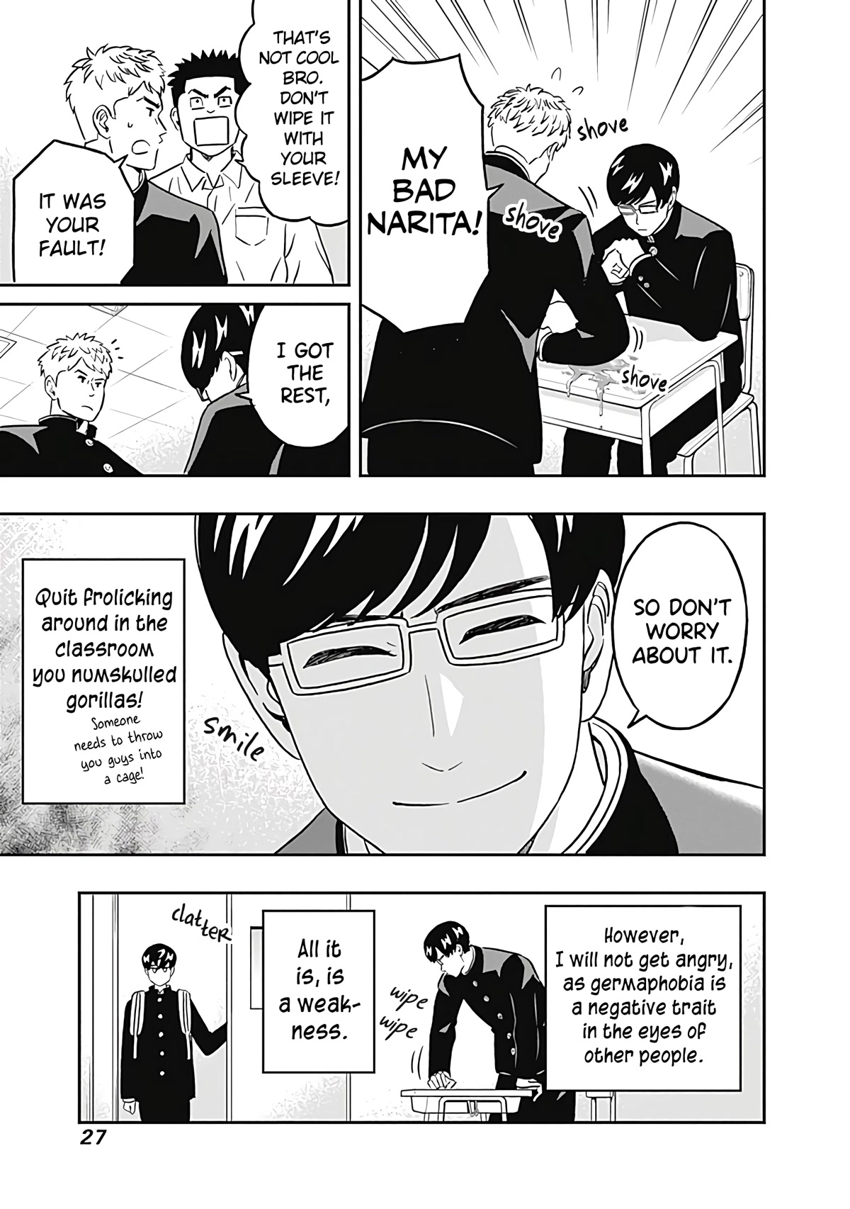 Clean Freak! Aoyama-Kun - Chapter 33: Narita-Kun Has A Secret