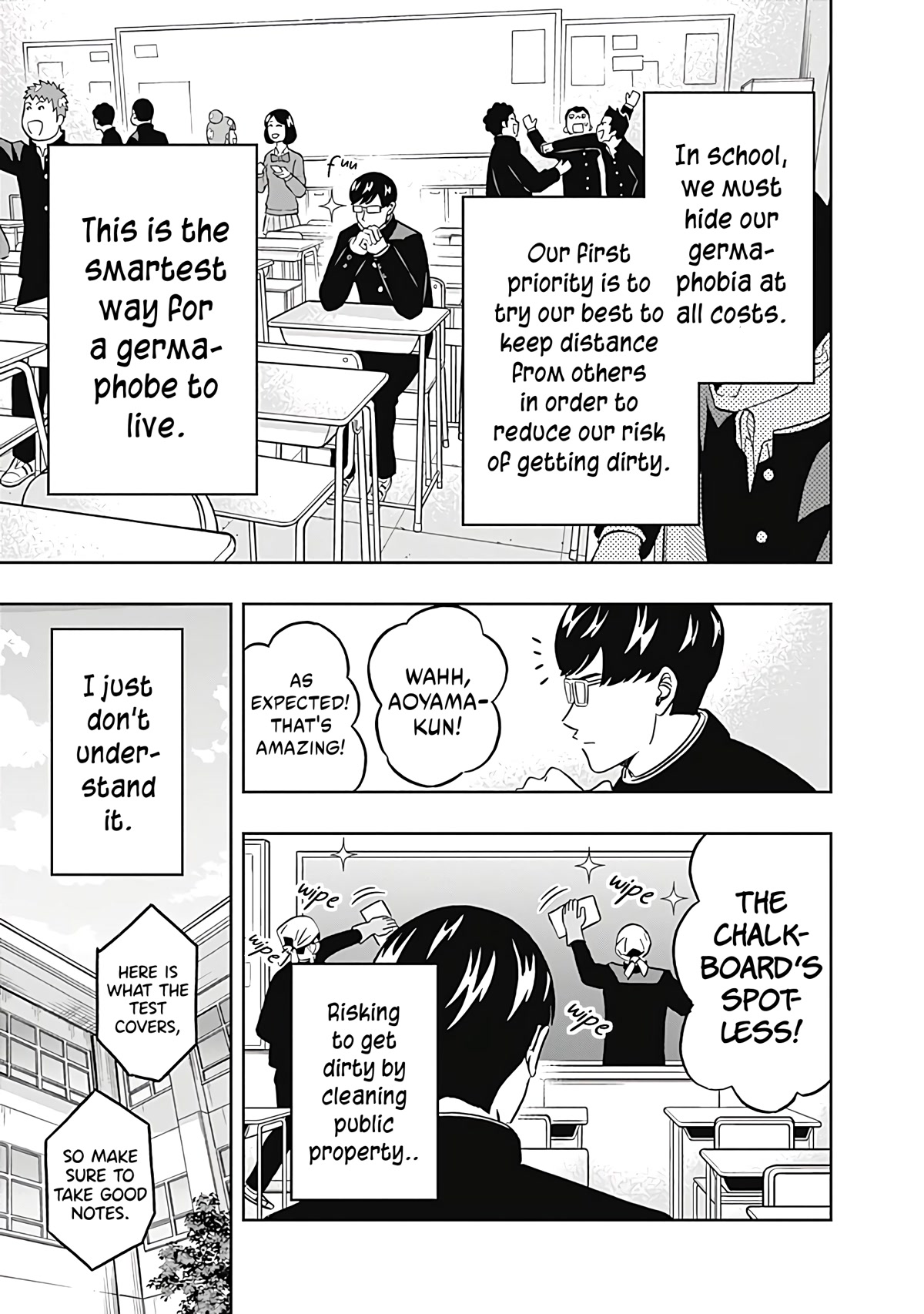 Clean Freak! Aoyama-Kun - Chapter 33: Narita-Kun Has A Secret