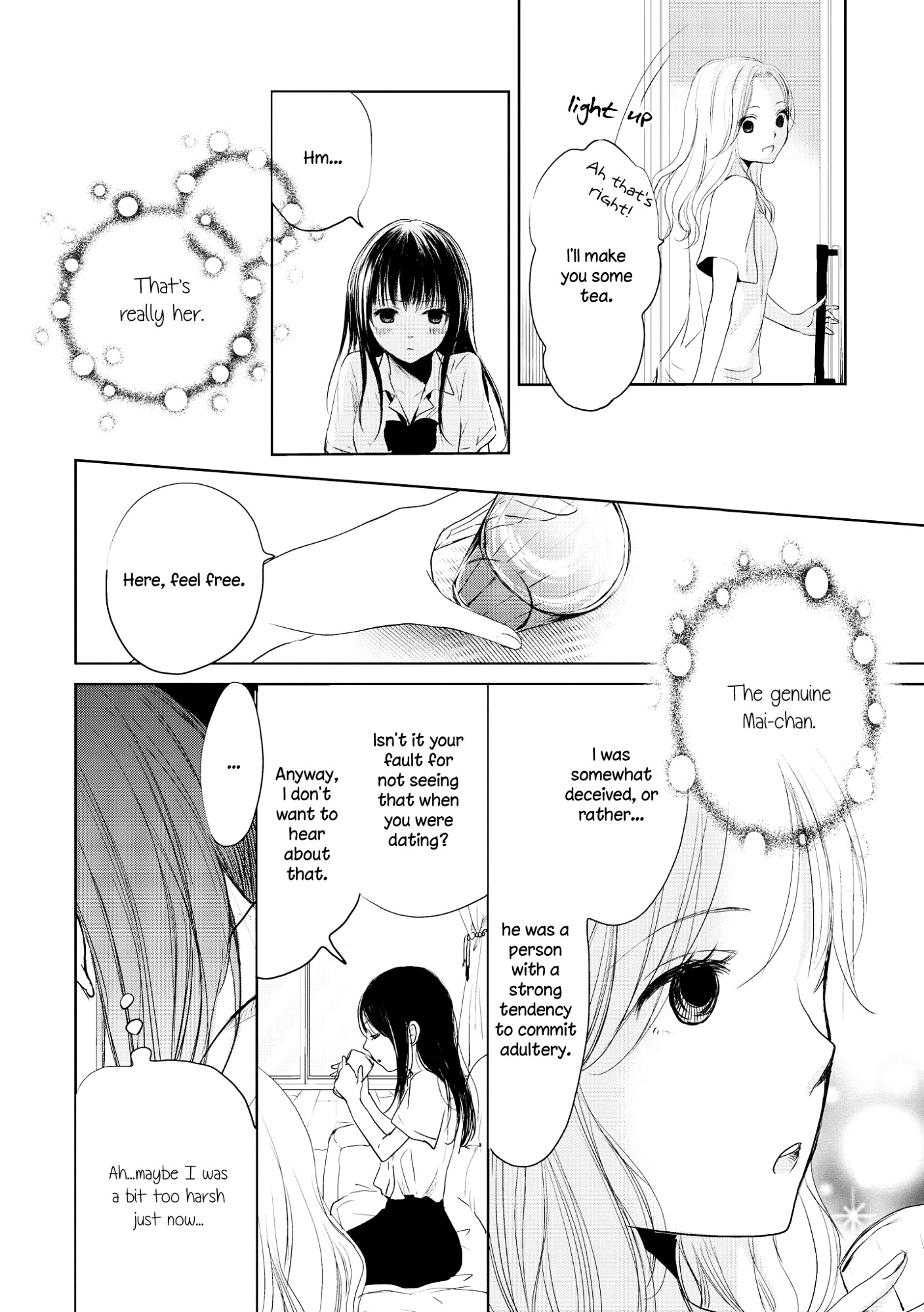 Akaneiro No Kisu Wa Okujou De - Vol.1 Chapter 6 : The Love Relationship Between Mai-Chan And Ecchan