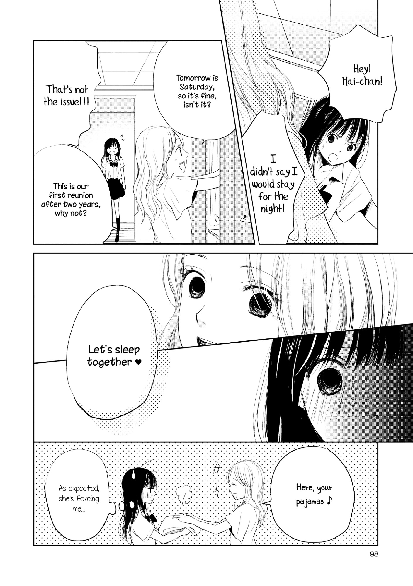 Akaneiro No Kisu Wa Okujou De - Vol.1 Chapter 6 : The Love Relationship Between Mai-Chan And Ecchan