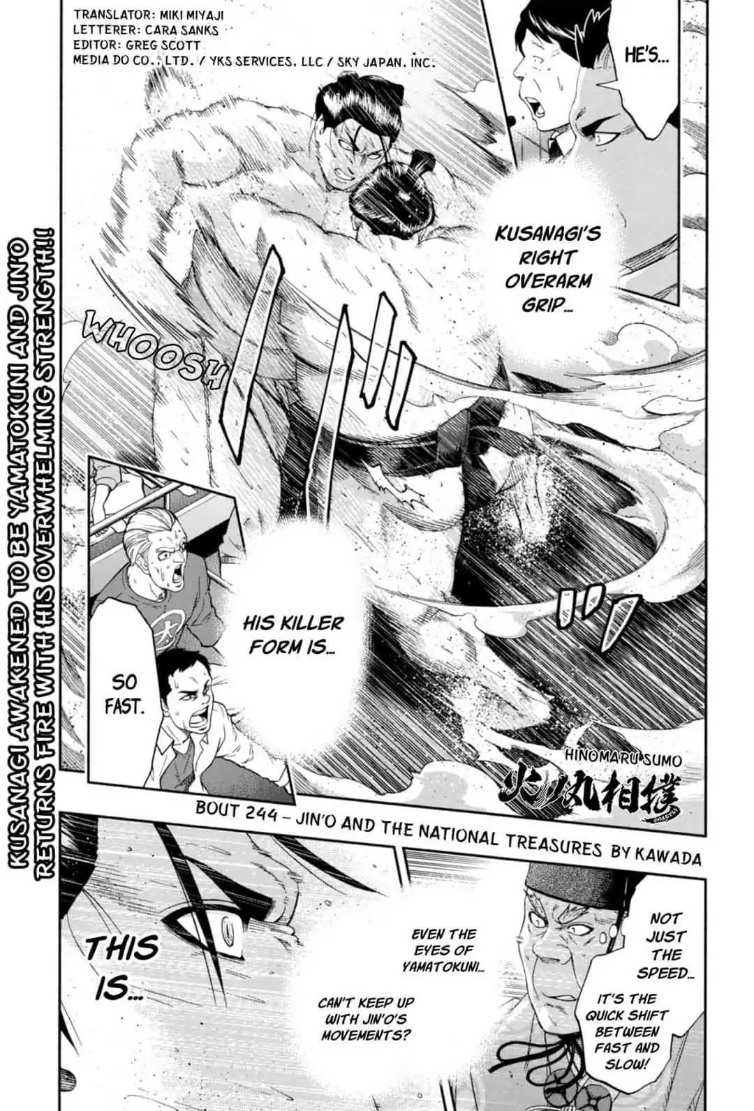 Hinomaru Zumou - Chapter 244: Jin'o And The National Treasures