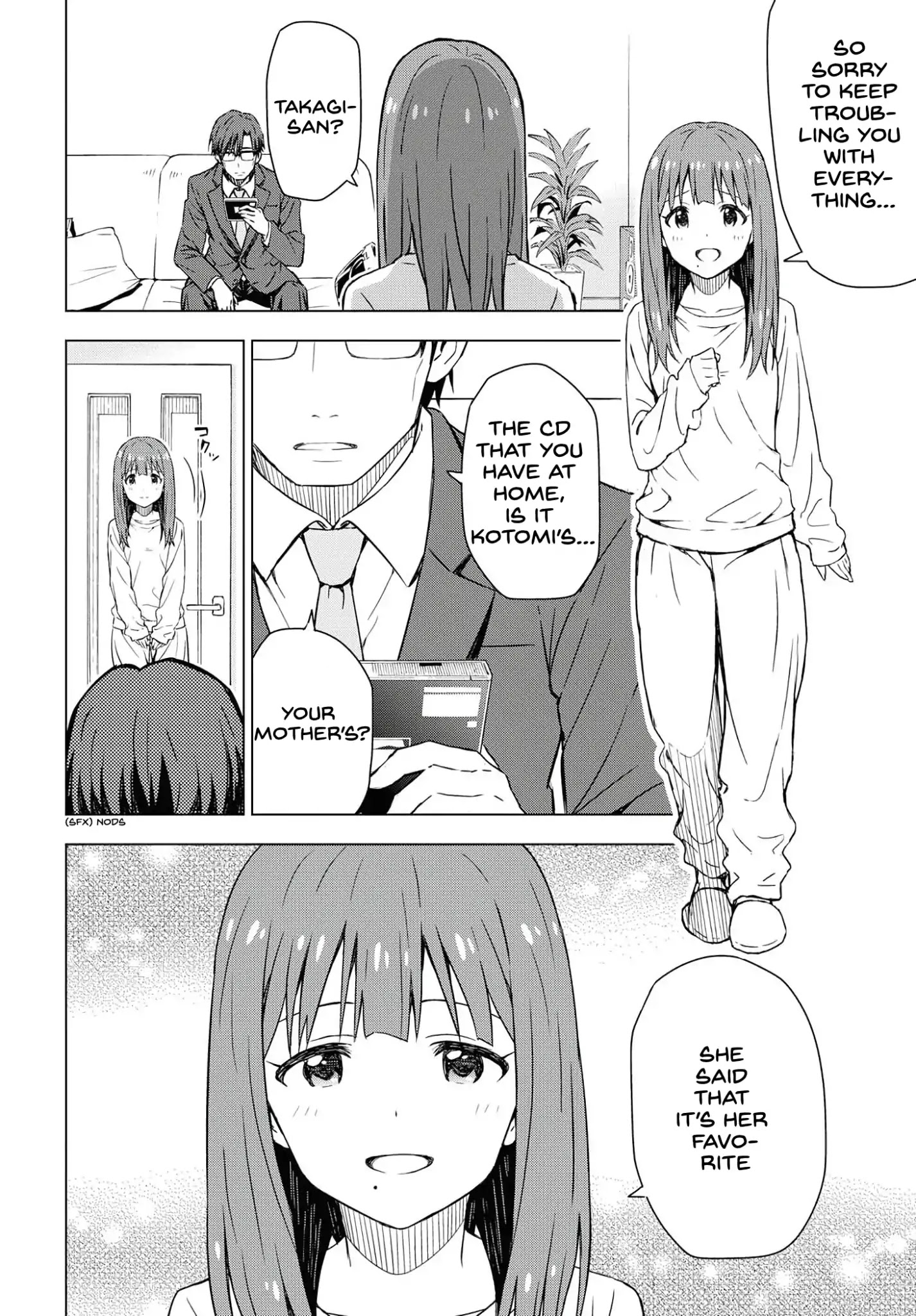 The Idolm@Ster: Asayake Wa Koganeiro - Chapter 16: The Truth About Kotomi That Takagi Will Tell