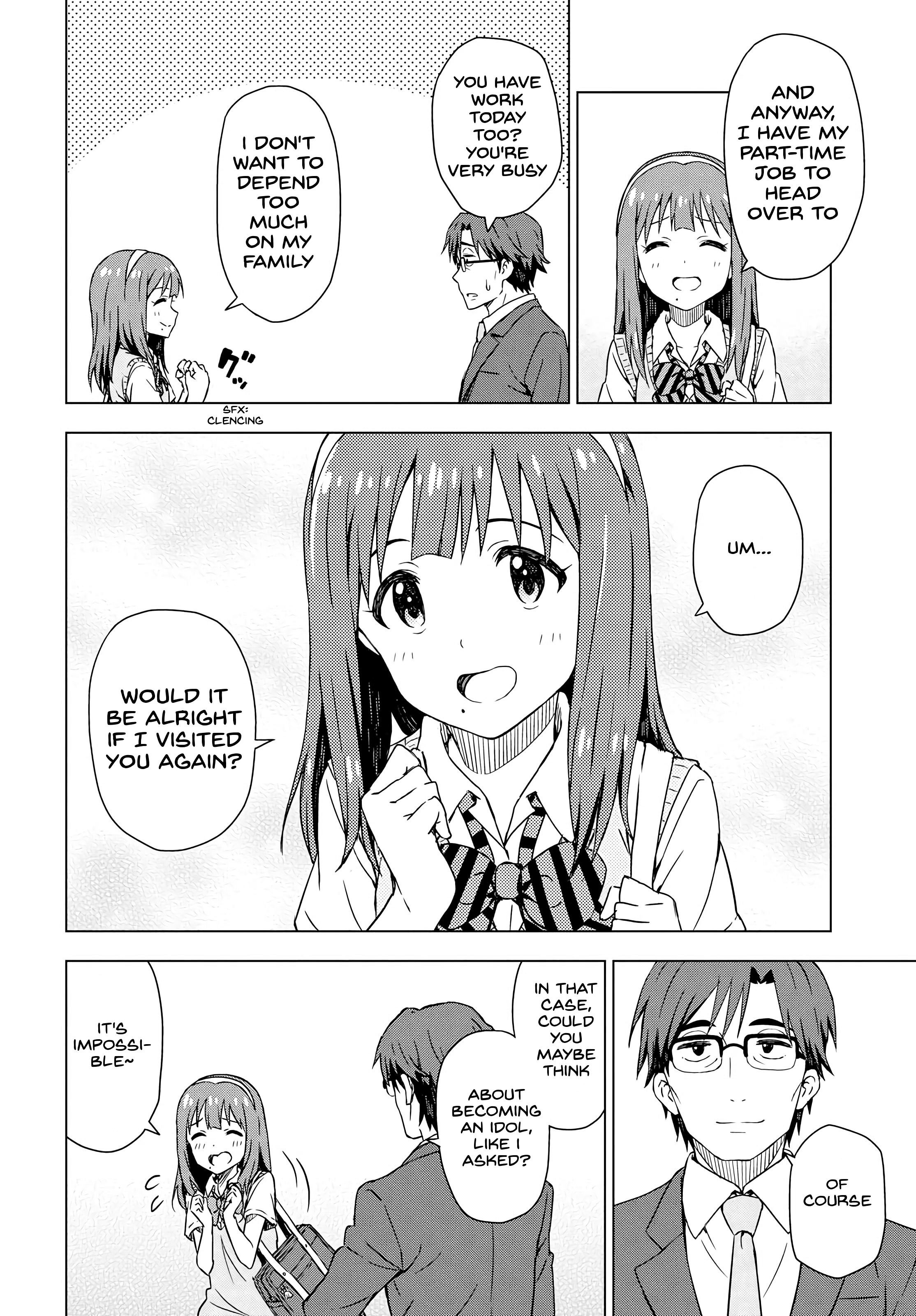 The Idolm@Ster: Asayake Wa Koganeiro - Chapter 5: Carrying The Wishes Of Her Mother… She Moves Forward.