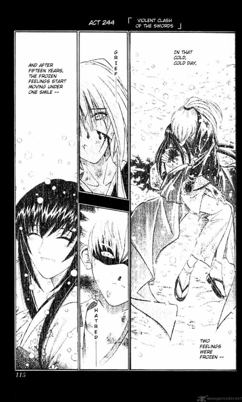 Rurouni Kenshin - Chapter 244 : Violent Clash Of The Swords