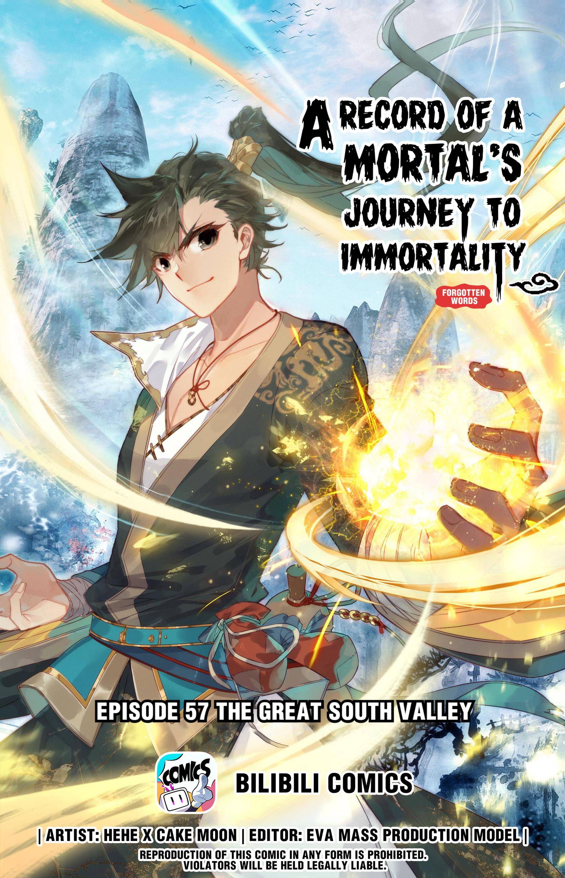 I Will Become An Immortal - Chapter 57 - The Great South Valley