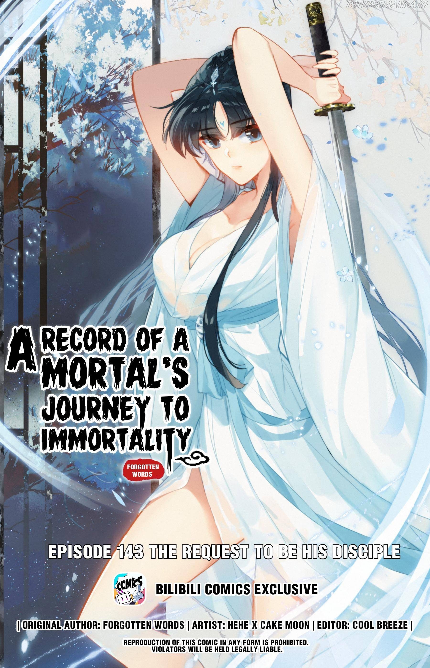 I Will Become An Immortal - Chapter 143