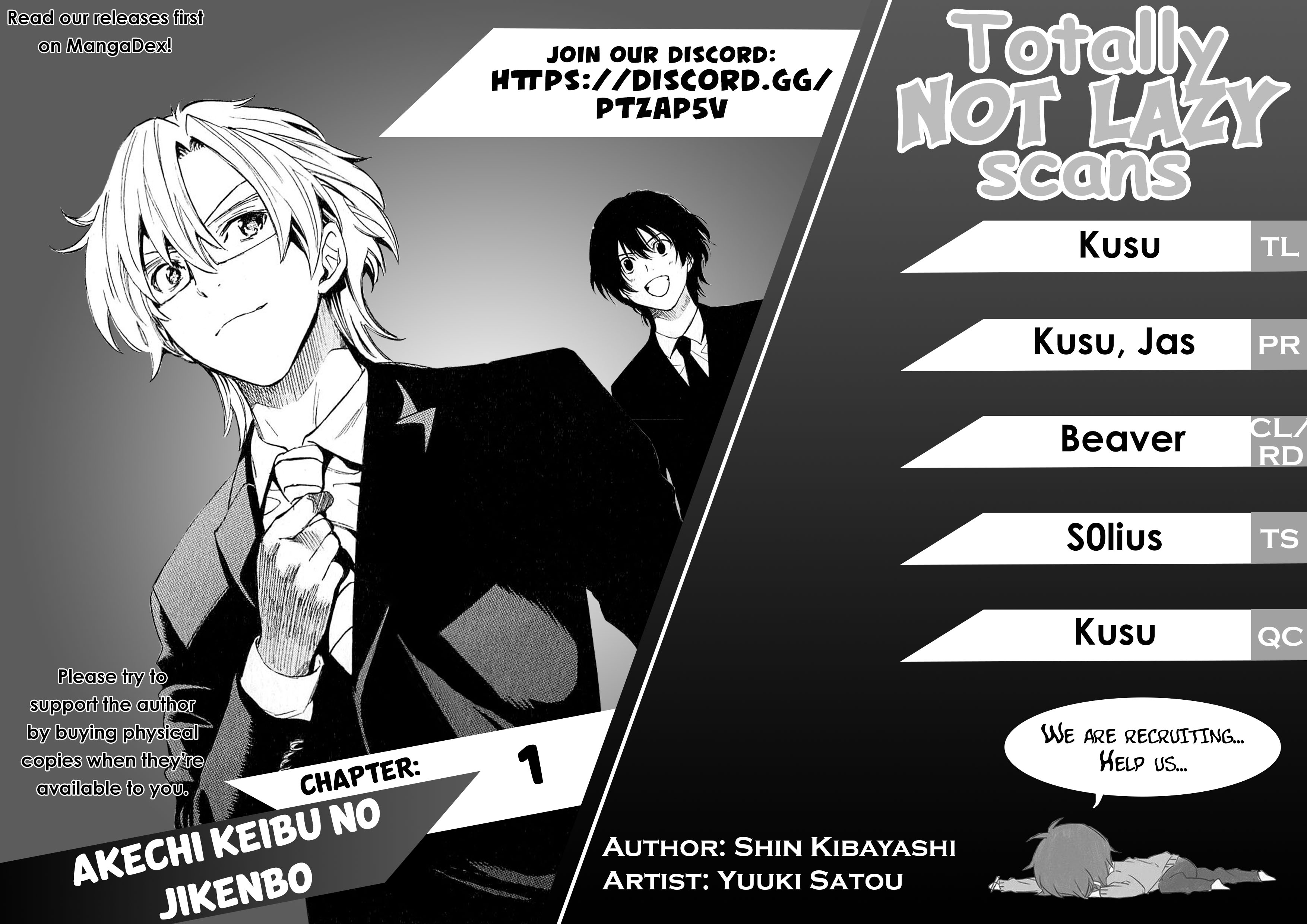 Akechi Keibu No Jikenbo - Vol.1 Chapter 1: Boy's “Revenge“, Part 1