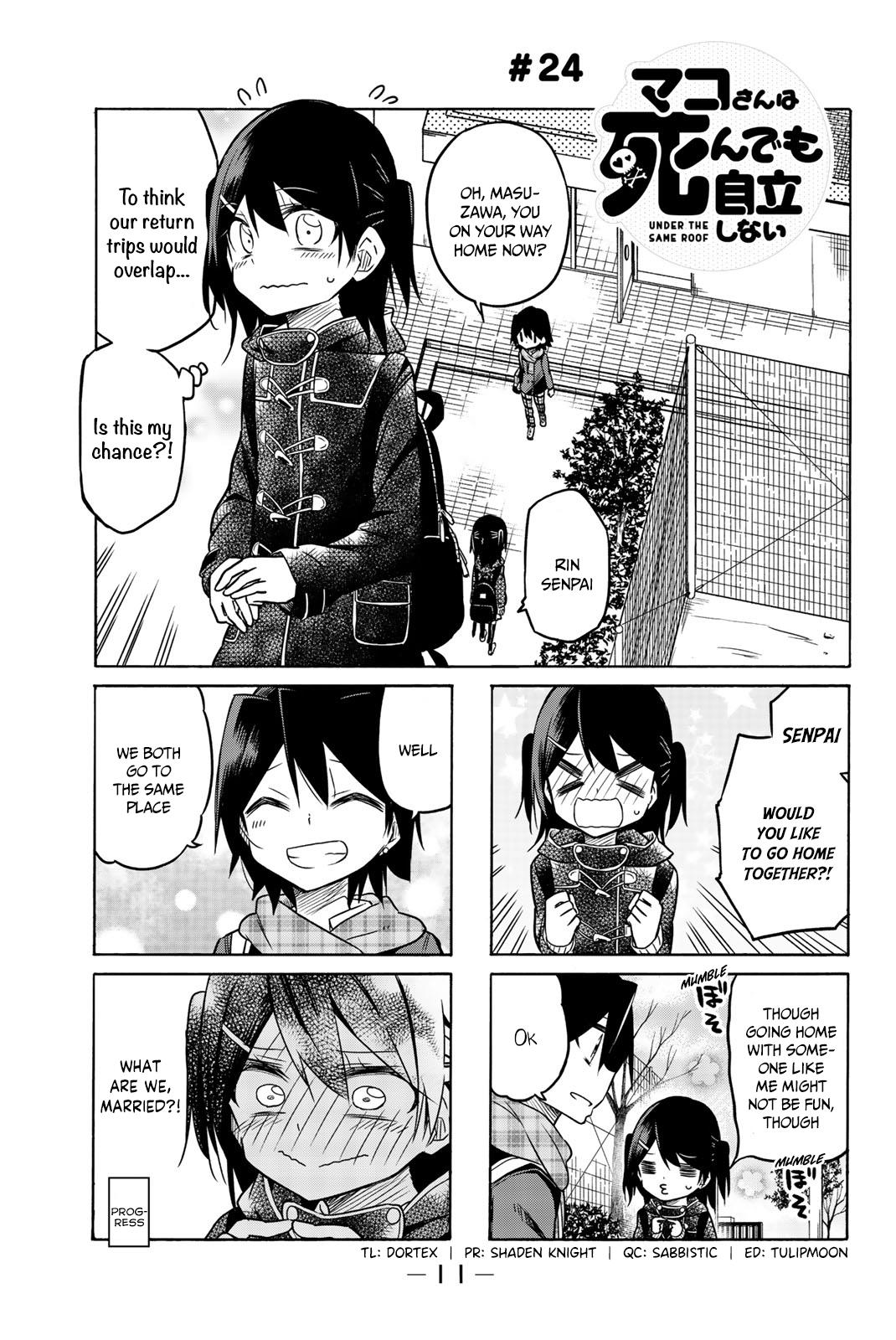 Mako-San Wa Shindemo Jiritsu Shinai - Vol.2 Chapter 24