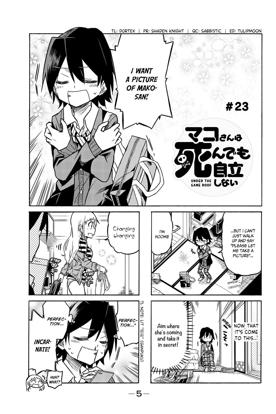 Mako-San Wa Shindemo Jiritsu Shinai - Vol.2 Chapter 23