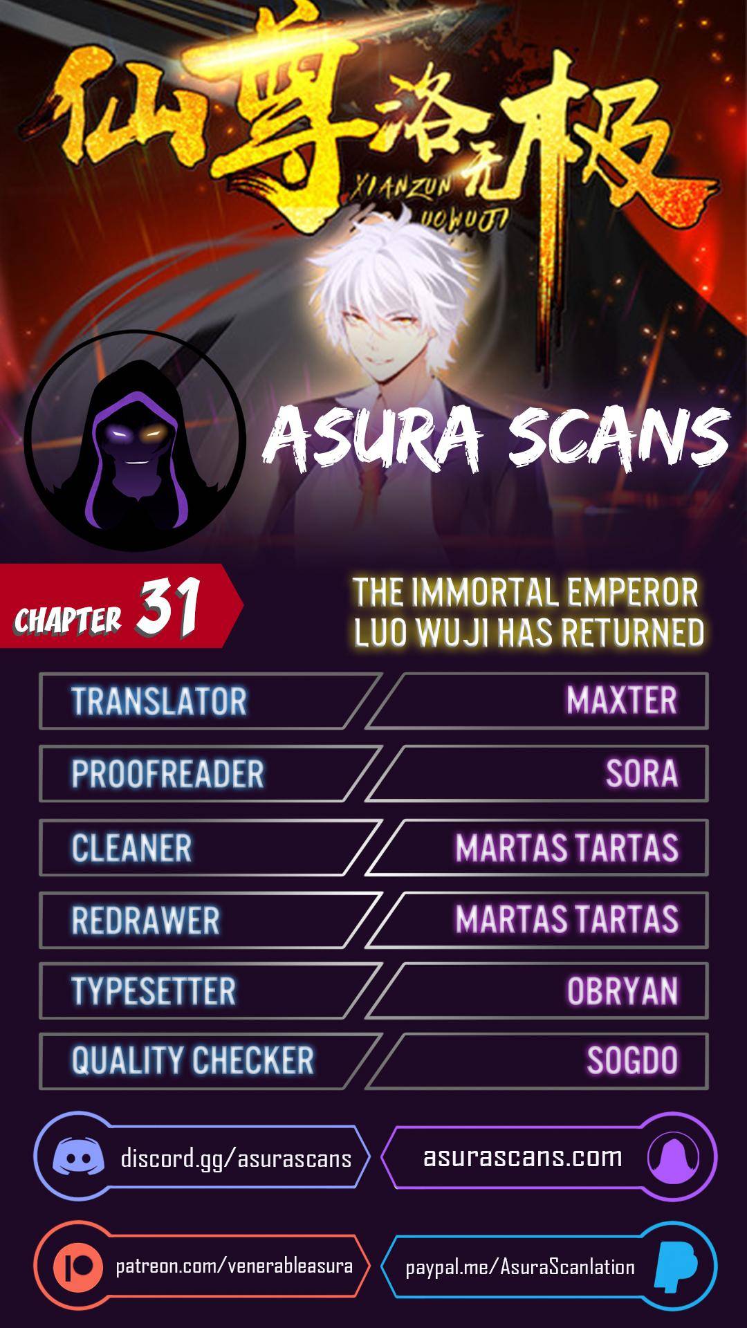 The Immortal Emperor Luo Wuji Has Returned - Chapter 31