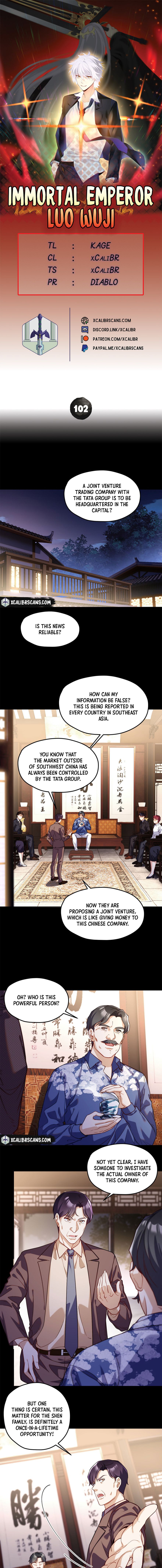 The Immortal Emperor Luo Wuji Has Returned - Chapter 102