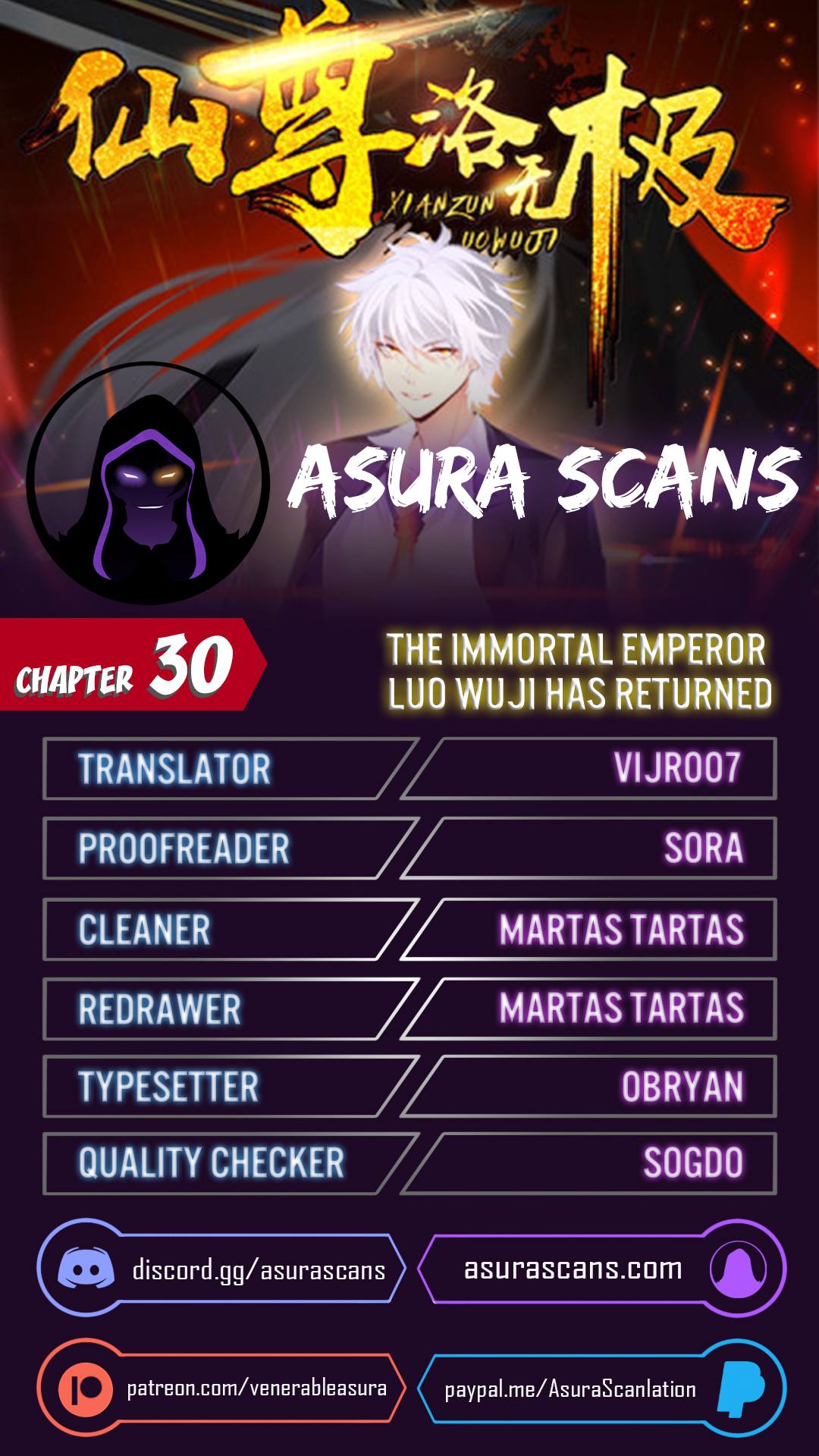 The Immortal Emperor Luo Wuji Has Returned - Chapter 30