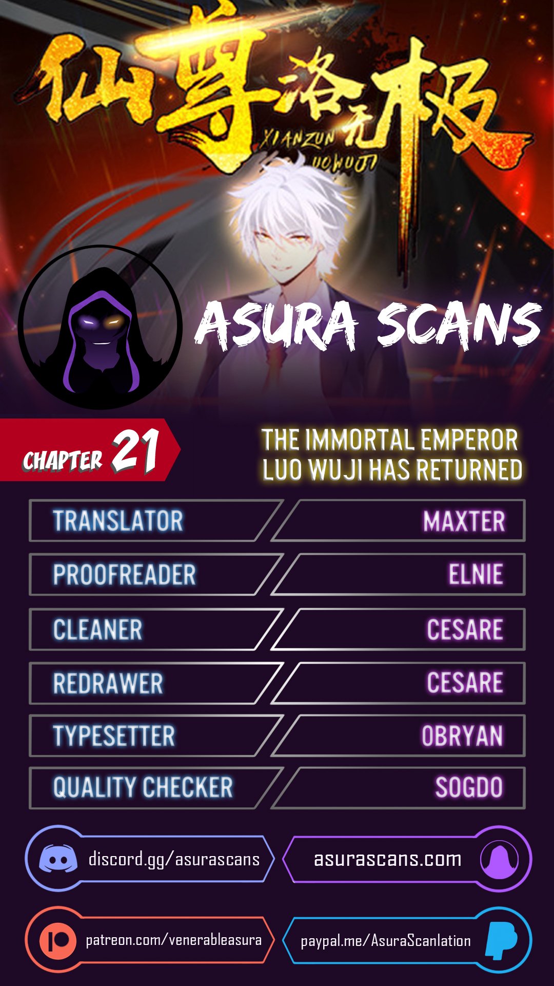 The Immortal Emperor Luo Wuji Has Returned - Chapter 21