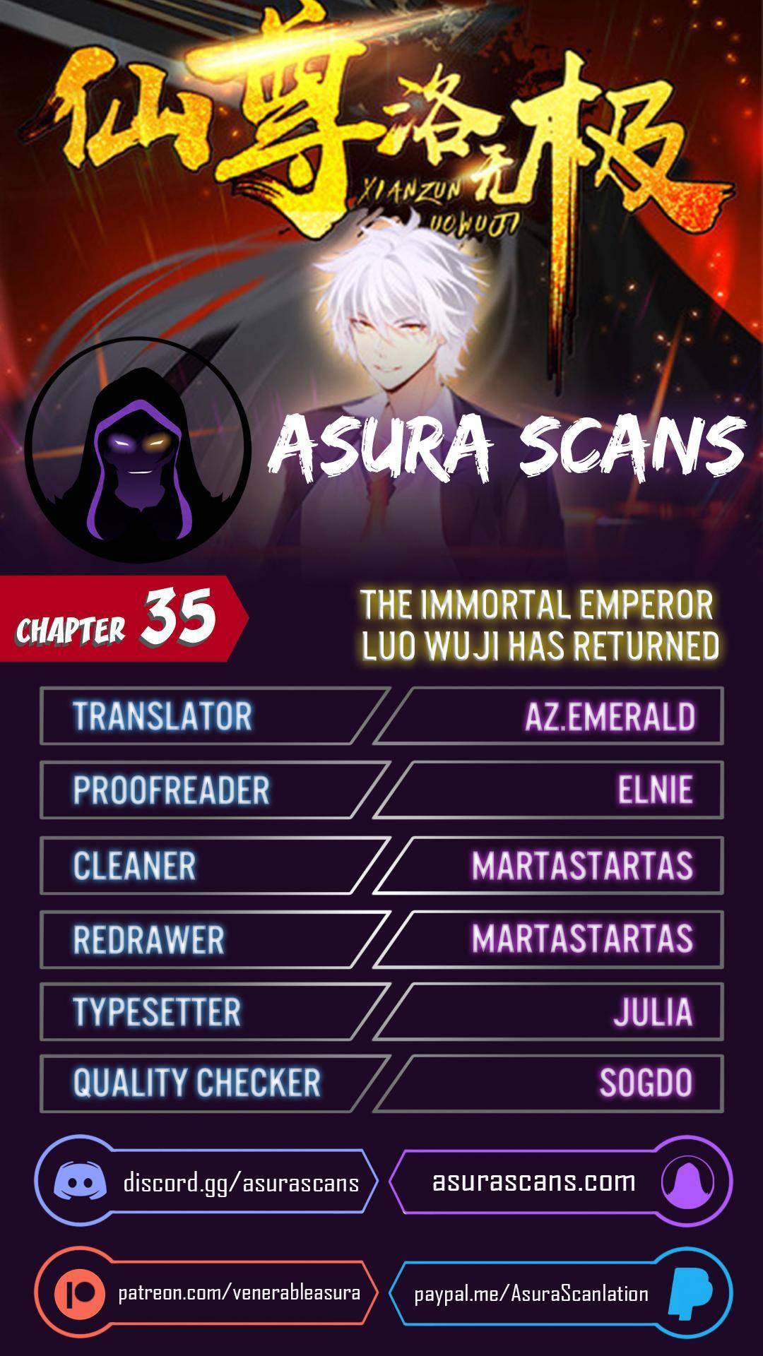 The Immortal Emperor Luo Wuji Has Returned - Chapter 35