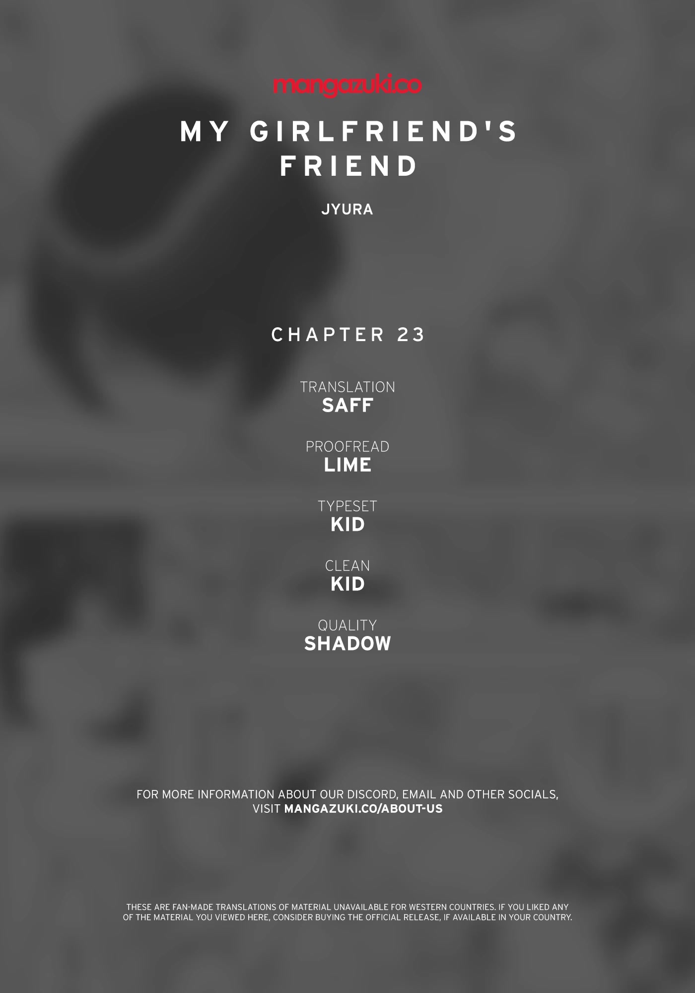 My Girlfriend's Friend - Chapter 23