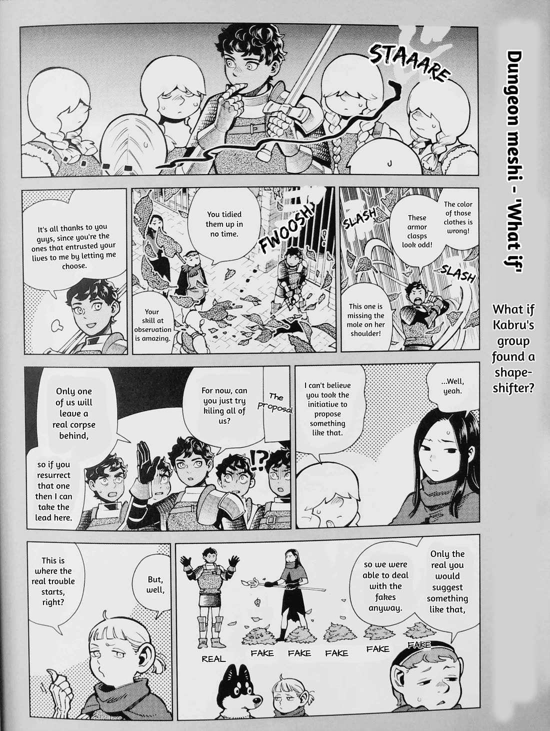 Dungeon Meshi - Chapter 97.83: Blu-Ray's Extra Vol 3 - "What If" Situation