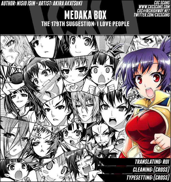 Medaka Box - Vol.21 Chapter 179 : I Love People